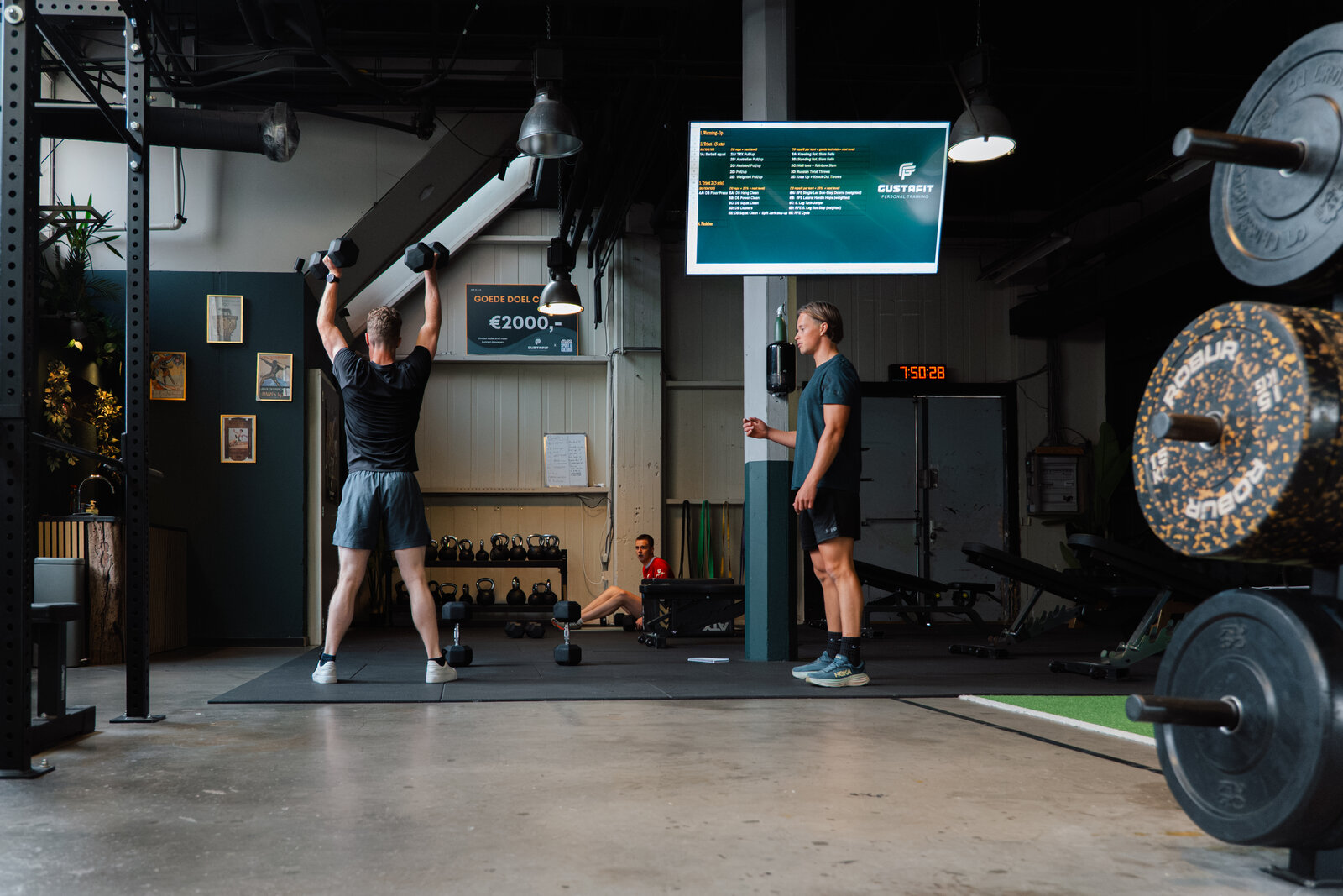 Krachttraining bij Gustafit in Groningen