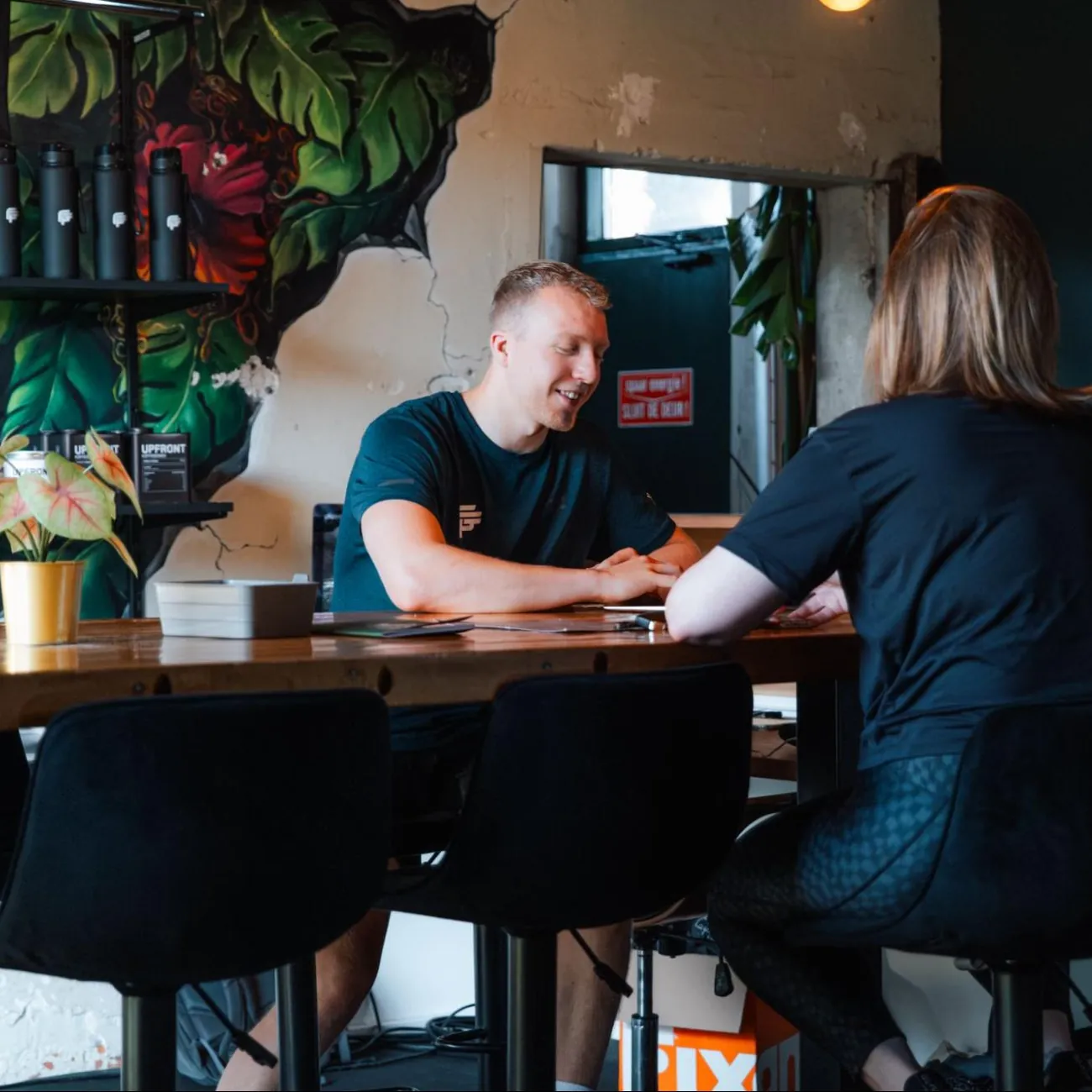 Intakegesprek met de fysiotherapeut van Gustafit in Groningen